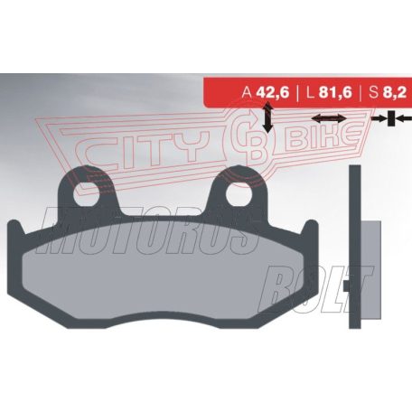 BRENTA fékbetét FT3047 8,2mm vastag normál