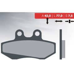 Fékbetét 80 Grimeca FT3055 normál