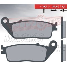 BRENTA fékbetét FT3059 ( 8,3 vastag ) normál