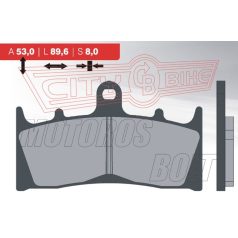 BRENTA fékbetét FT3060 normál