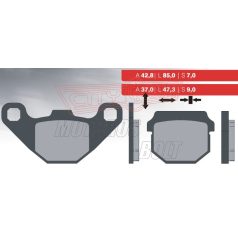 BRENTA fékbetét FT3074 7mm vastag normál