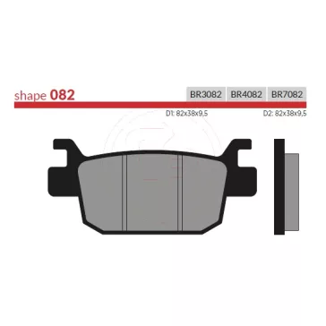 BRENTA fékbetét FT3082 normál