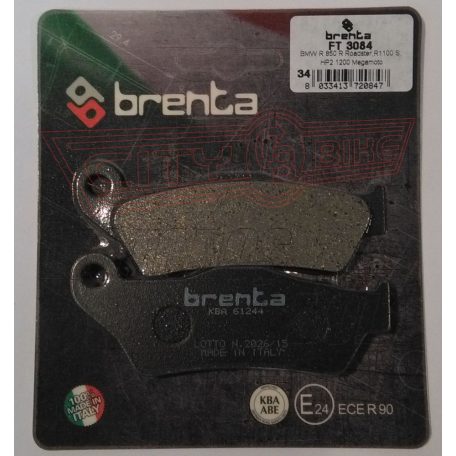 BRENTA fékbetét FT3084 8,6mm vastag normál