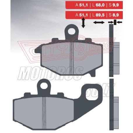BRENTA fékbetét FT3089 normál
