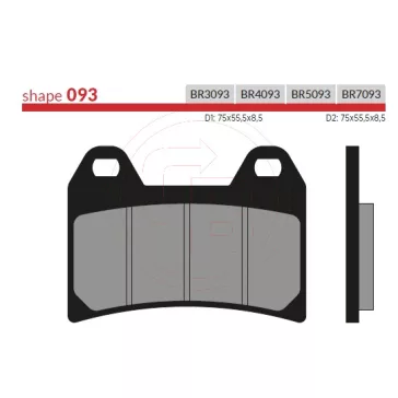 BRENTA fékbetét FT3093 normál