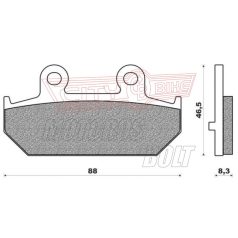 BRENTA fékbetét FT3104 normál
