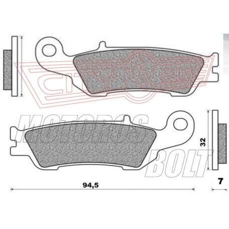 BRENTA fékbetét FT3105 normál