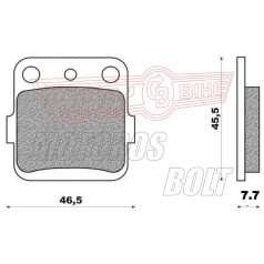 BRENTA fékbetét FT3106 normál