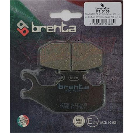 BRENTA fékbetét FT3108 9,5mm normál