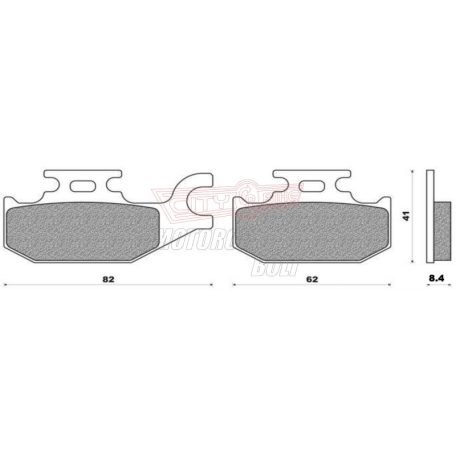 BRENTA fékbetét FT3109 normál