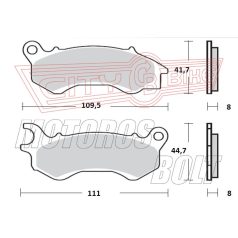 BRENTA fékbetét FT3130 normál
