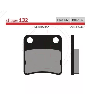 BRENTA fékbetét FT3132 normál