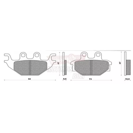 BRENTA fékbetét FT3133 normál