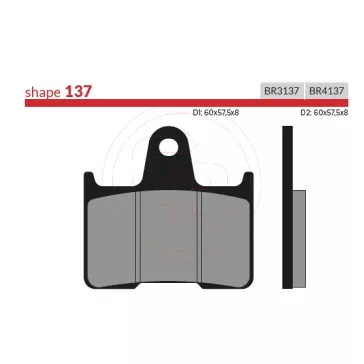 BRENTA fékbetét FT3137 normál