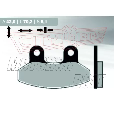 BRENTA fékbetét FT3149 normál