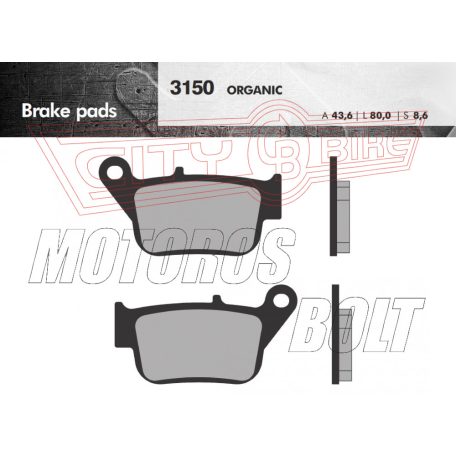 BRENTA fékbetét FT3150 normál