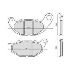 BRENTA fékbetét FT3175 normál