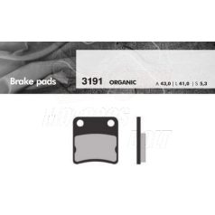 BRENTA fékbetét FT3191 rögzítőfékhez