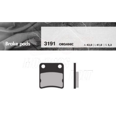 BRENTA fékbetét FT3191 rögzítőfékhez