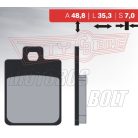 BRENTA fékbetét FT4014 szinter