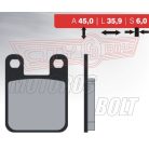 BRENTA fékbetét FT4015 szinter