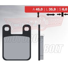 BRENTA fékbetét FT4015 szinter