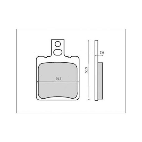 Fékbetét BRENTA FT4029 szinter Aprilia / Ducati