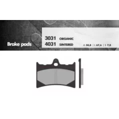 Fékbetét BRENTA FT4031 szinter (40)