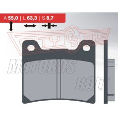 BRENTA fékbetét FT4053 szinter