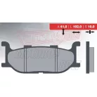 BRENTA fékbetét FT4057 szinter