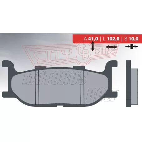 BRENTA fékbetét FT4057 szinter