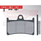 BRENTA fékbetét FT4094 szinter