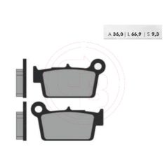 BRENTA fékbetét FT4101 szinter