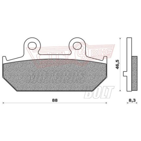 BRENTA fékbetét FT4104 szinter