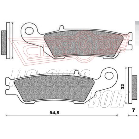 BRENTA fékbetét FT4105 szinter