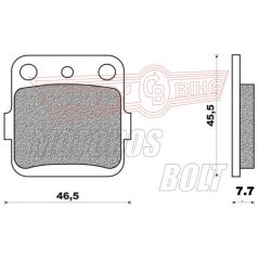 BRENTA fékbetét FT4106 szinter
