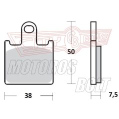BRENTA fékbetét FT4115 (4db-os) szinter