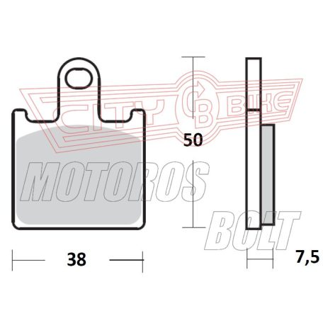 BRENTA fékbetét FT4115 (4db-os) szinter
