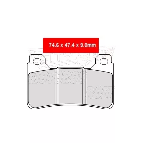 BRENTA fékbetét FT4116 szinter CBR 600 RR