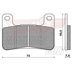 BRENTA fékbetét FT4117 szinter