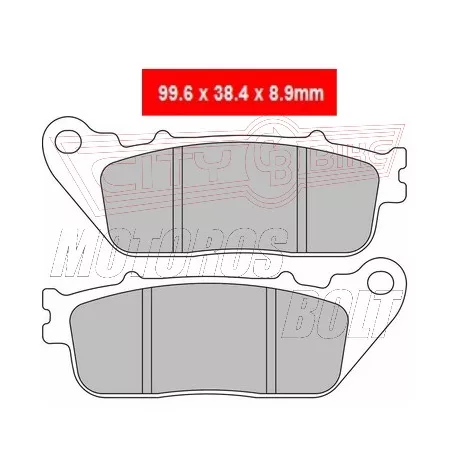 BRENTA fékbetét FT4129 szinter