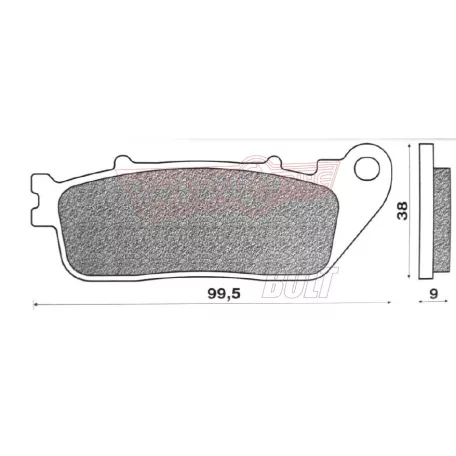BRENTA fékbetét FT4129 szinter