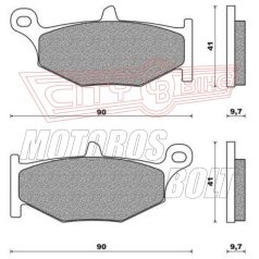 BRENTA fékbetét FT4131 szinter