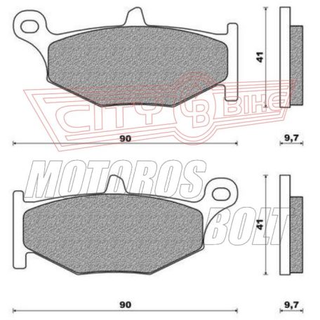 BRENTA fékbetét FT4131 szinter