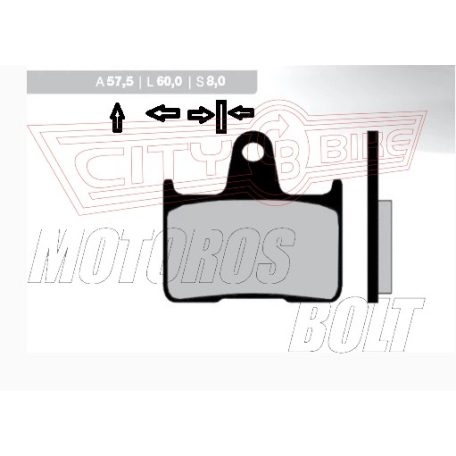 BRENTA fékbetét FT4137 szinter