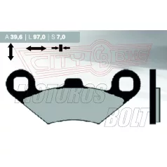 BRENTA fékbetét FT4157 szinter