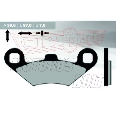 BRENTA fékbetét FT4157 szinter