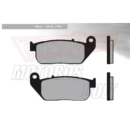 BRENTA fékbetét FT4166 szinter Harley