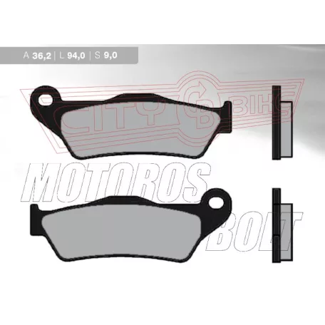 BRENTA fékbetét FT4168 szinter Harley