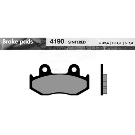 Fékbetét 19 BRENTA FT4190 normál